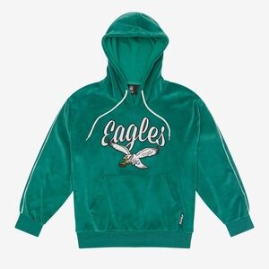 Foco Philadelphia Eagles Velour Hoodie